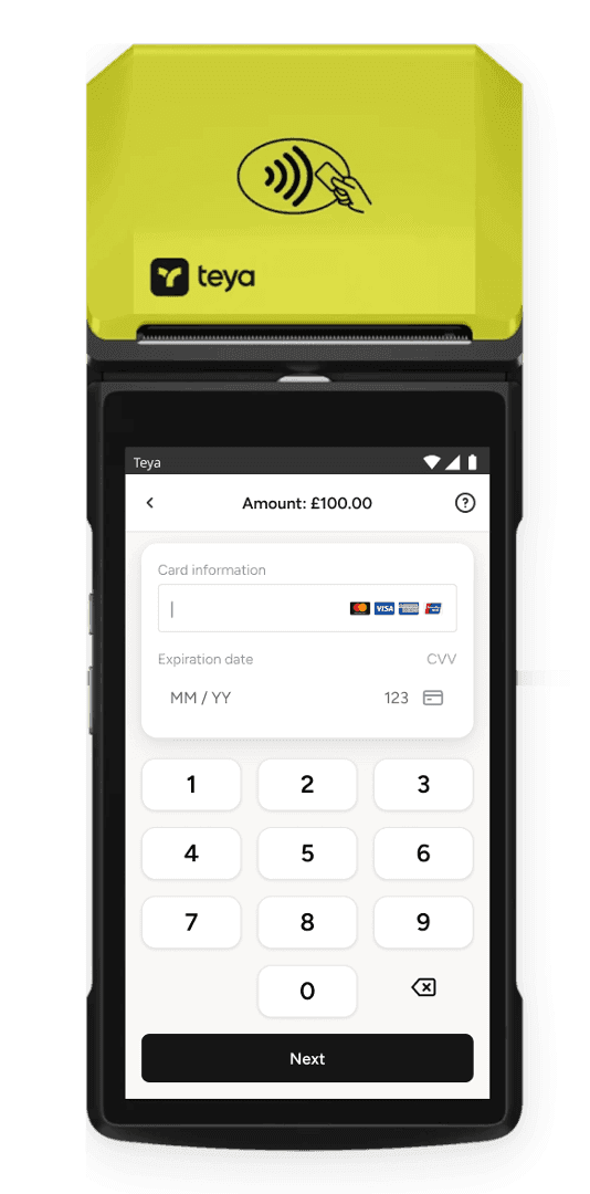 Teya Pro MOTO card terminal